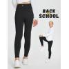 imagebaleaf Girls Fleece Lined Leggings Athletic Yoga Pants Thermal Dance Tights Pockets Winter RunningBlack
