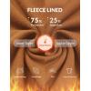 imagebaleaf Girls Fleece Lined Leggings Athletic Yoga Pants Thermal Dance Tights Pockets Winter RunningCaramel