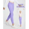 imagebaleaf Girls Fleece Lined Leggings Athletic Yoga Pants Thermal Dance Tights Pockets Winter RunningPurple