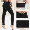 imagebaleaf Girls Leggings Dance Tights Yoga Pants with Pocket Preppy Clothes Kids Teen Running Athletic Workout BalletBlack