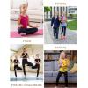 imagebaleaf Girls Leggings Dance Tights Yoga Pants with Pocket Preppy Clothes Kids Teen Running Athletic Workout BalletLight Blue