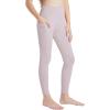 imagebaleaf Girls Leggings Dance Tights Yoga Pants with Pocket Preppy Clothes Kids Teen Running Athletic Workout BalletLight Purple