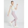 imagebaleaf Girls Leggings Dance Tights Yoga Pants with Pocket Preppy Clothes Kids Teen Running Athletic Workout BalletLight Purple