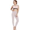 imagebaleaf Girls Leggings Dance Tights Yoga Pants with Pocket Preppy Clothes Kids Teen Running Athletic Workout BalletLight Purple