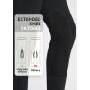 imagebaleaf Girls Riding Pants Kids Equestrian Breeches KneePatch Zip Pocket Horseback TightsBlack