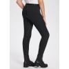 imagebaleaf Girls Riding Pants Kids Equestrian Breeches KneePatch Zip Pocket Horseback TightsBlack