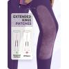 imagebaleaf Girls Riding Pants Kids Equestrian Breeches KneePatch Zip Pocket Horseback TightsFleece Lineddeep Purple