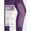 imagebaleaf Girls Riding Pants Kids Equestrian Breeches KneePatch Zip Pocket Horseback TightsPurple