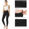 imagebaleaf Leggings for Women with Pockets Tummy Control Compression Workout Athletic Running High Waisted Yoga PantsBlack