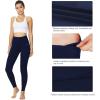 imagebaleaf Leggings for Women with Pockets Tummy Control Compression Workout Athletic Running High Waisted Yoga PantsDark Navy