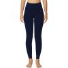 imagebaleaf Leggings for Women with Pockets Tummy Control Compression Workout Athletic Running High Waisted Yoga PantsDark Navy