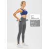 imagebaleaf Leggings for Women with Pockets Tummy Control Compression Workout Athletic Running High Waisted Yoga PantsGrey27