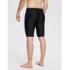 imagebaleaf Men Swim Jammer Athletic Swimming Swimsuit Competition Training Team Swimwear Lap Racing BlackNavy 2