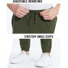 imagebaleaf Mens 27quot Cotton Sweatpants Sports Running Hiking Joggers Pants Lightweight Lounge Pocketed Pajamas 78 LengthAgreen