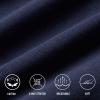 imagebaleaf Mens 27quot Cotton Sweatpants Sports Running Hiking Joggers Pants Lightweight Lounge Pocketed Pajamas 78 LengthBblackblue