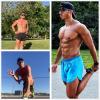 imagebaleaf Mens 3 Running Shorts Gym Quick Dry Athletic Workout Pocket Lightweight Brief01army Green