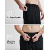 imagebaleaf Mens 7quot Athletic Shorts Quick Dry Running Workout Gym Linerless Shorts with Zipper Pockets Lightweight SportsBlack