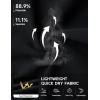 imagebaleaf Mens 7quot Athletic Shorts Quick Dry Running Workout Gym Linerless Shorts with Zipper Pockets Lightweight SportsBlack