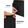 imagebaleaf Mens 7quot Running Shorts Quick Dry Workout Athletic Gym Shorts with Zipper Pockets01black