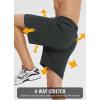 imagebaleaf Mens 7quot Running Shorts Quick Dry Workout Athletic Gym Shorts with Zipper Pockets01grey