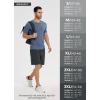 imagebaleaf Mens 7quot Running Shorts Quick Dry Workout Athletic Gym Shorts with Zipper Pockets01grey