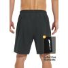imagebaleaf Mens 7quot Running Shorts Quick Dry Workout Athletic Gym Shorts with Zipper Pockets01grey