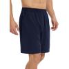 imagebaleaf Mens 7quot Running Shorts Quick Dry Workout Athletic Gym Shorts with Zipper Pockets01navy