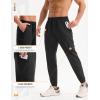 imagebaleaf Mens Hiking Pants Lightweight Quick Dry Joggers with Pockets Cargo Pants Water Resistant Breathable JoggerBlack