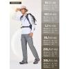 imagebaleaf Mens Hiking Pants Water Resistant Cargo Quick Dry Travel Elastic Waist with Zip Pockets UPF 50 for Work RunningFrost Gray