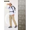 imagebaleaf Mens Hiking Pants Water Resistant Cargo Quick Dry Travel Elastic Waist with Zip Pockets UPF 50 for Work RunningTannin