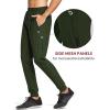 imagebaleaf Mens Joggers Pants Athletic Workout Track Running Gym Lightweight Quick Dry Tapered Jogger Zipper PocketsClassicarmy Green