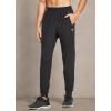 imagebaleaf Mens Joggers Pants Athletic Workout Track Running Gym Lightweight Quick Dry Tapered Jogger Zipper PocketsClassicblack
