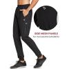 imagebaleaf Mens Joggers Pants Athletic Workout Track Running Gym Lightweight Quick Dry Tapered Jogger Zipper PocketsClassicblack