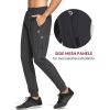 imagebaleaf Mens Joggers Pants Athletic Workout Track Running Gym Lightweight Quick Dry Tapered Jogger Zipper PocketsClassicdark Grey