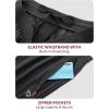 imagebaleaf Mens Joggers Pants Athletic Workout Track Running Gym Lightweight Quick Dry Tapered Jogger Zipper PocketsClassicdark Grey