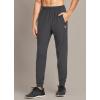 imagebaleaf Mens Joggers Pants Athletic Workout Track Running Gym Lightweight Quick Dry Tapered Jogger Zipper PocketsClassicdark Grey