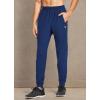imagebaleaf Mens Joggers Pants Athletic Workout Track Running Gym Lightweight Quick Dry Tapered Jogger Zipper PocketsClassicnavy