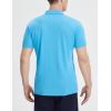 imagebaleaf Mens Long Sleeve Golf Shirt Collared Shirts Polo UPF 50 Lightweight Quick Dry Work Casual OutdoorBlue