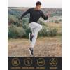 imagebaleaf Mens Mountain Bike Shirts Long Sleeve Loosefit Cycling Jersey Zipper Pocket UPF 50 Workout Hiking Athletic RunningBlack