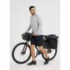 imagebaleaf Mens Mountain Bike Shorts Padded Loosefit MTB Cycling Bicycle Lightweight Zipper Pockets UPF50Black