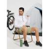 imagebaleaf Mens Mountain Bike Shorts Padded Loosefit MTB Cycling Bicycle Lightweight Zipper Pockets UPF50Green