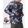 imagebaleaf Mens Rash Guard with Kangaroo Pocket UPF 50 Swim Shirts Long Sleeve Water Sun Protection Hoodie SwimsuitBlack Coconut