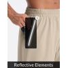 imagebaleaf Mens Running Shorts 7quot Quick Dry Athletic Workout 2 in 1 with Liner Lightweight Gym with Zipper Pocket UPF50Khaki