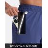 imagebaleaf Mens Running Shorts 7quot Quick Dry Athletic Workout 2 in 1 with Liner Lightweight Gym with Zipper Pocket UPF50Navy Blue
