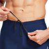 imagebaleaf Mens Square Leg Athletic Swim Jammers Durable Training Splice Team SwimsuitBlueTeal Green
