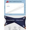 imagebaleaf Mens Square Leg Athletic Swim Jammers Durable Training Splice Team SwimsuitDark Blue