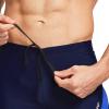 imagebaleaf Mens Square Leg Athletic Swim Jammers Durable Training Splice Team SwimsuitNavy BlueWhite