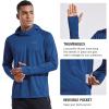 imagebaleaf Mens Sun Protection Hoodie Shirt UPF 50 Long Sleeve UV SPF TShirts with Mask Rash Guard Fishing Lightweight04bluish Violet