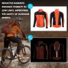 imagebaleaf Mens Winter Jacket Windproof Softshell Thermal Warm Pockets Cycling Running Mountain Biking Cold Weather Gear01orange