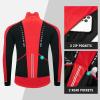 imagebaleaf Mens Winter Jacket Windproof Softshell Thermal Warm Pockets Cycling Running Mountain Biking Cold Weather Gear01red